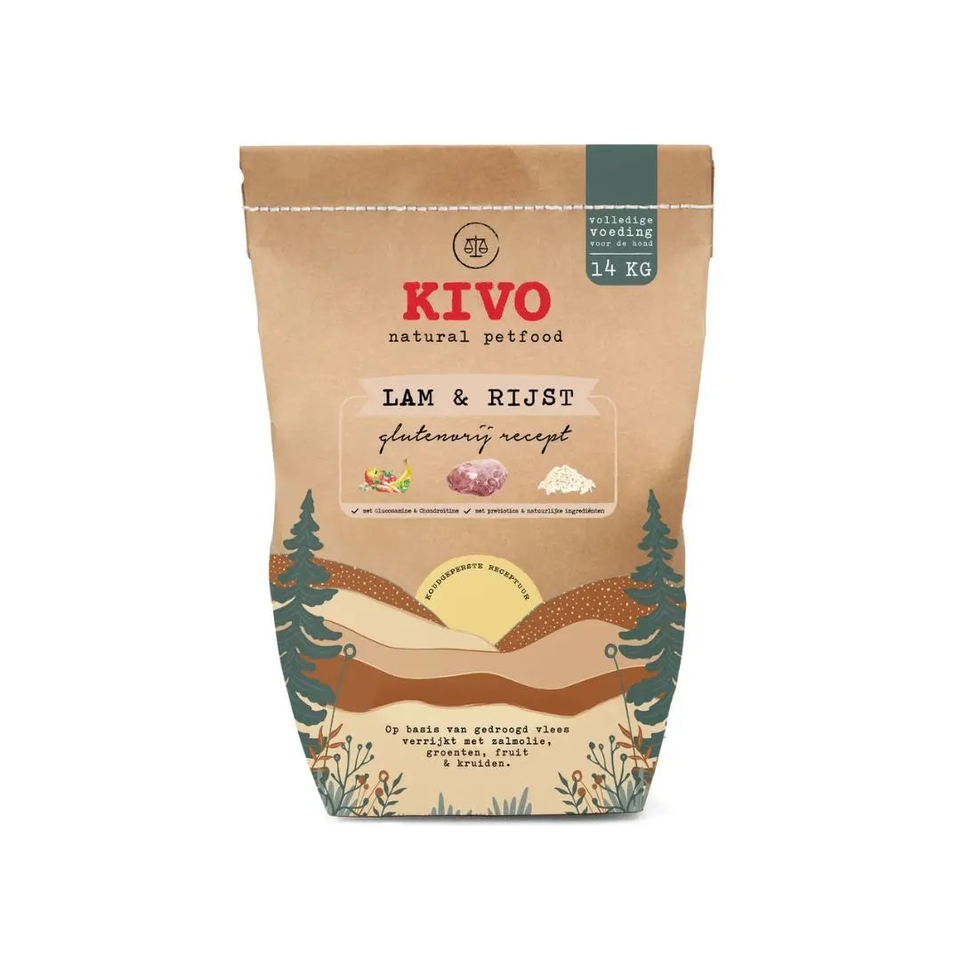 Lamm & Reis Trockenfutter - Kaltgepresst - Glutenfrei - Kivo Petfood Kivo Petfood