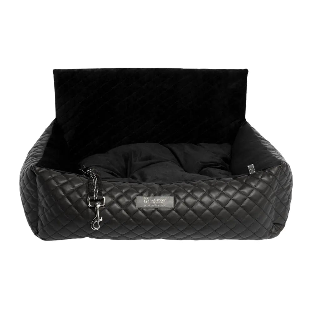 Autositz aus gestepptem veganem Leder - Nandog Pet Gear Nanodog Pet Gear