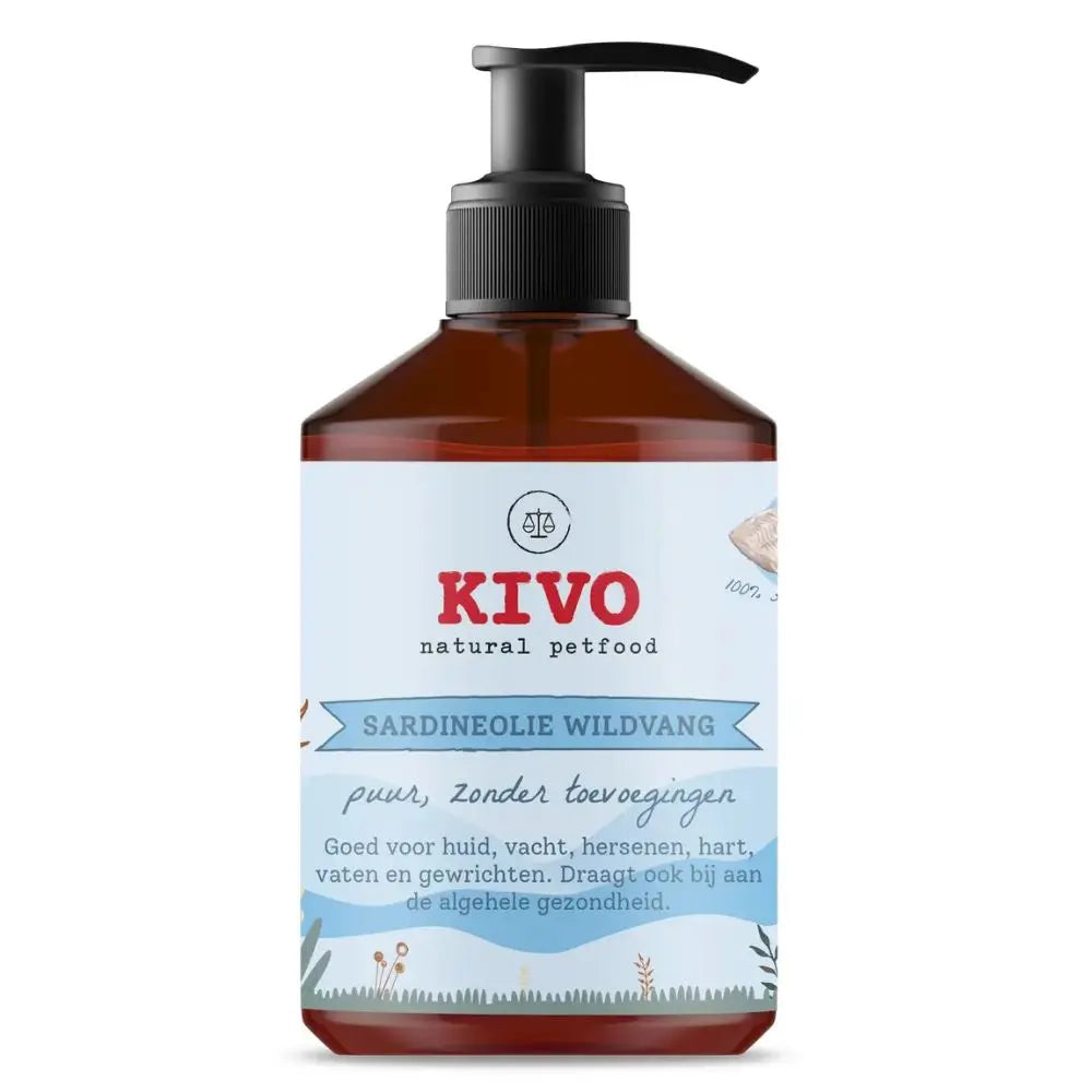 Reines Sardinenöl aus Wildfang - Kivo Petfood Kivo Petfood